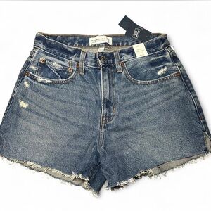 Abercrombie & Fitch Mid Rise Denim Shorts